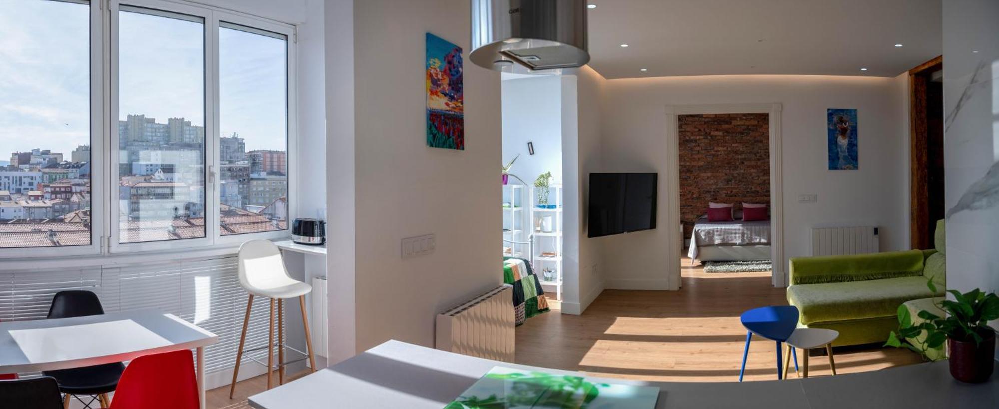 Apartament Comodo Y Moderno Piso En El Centro De Santander
